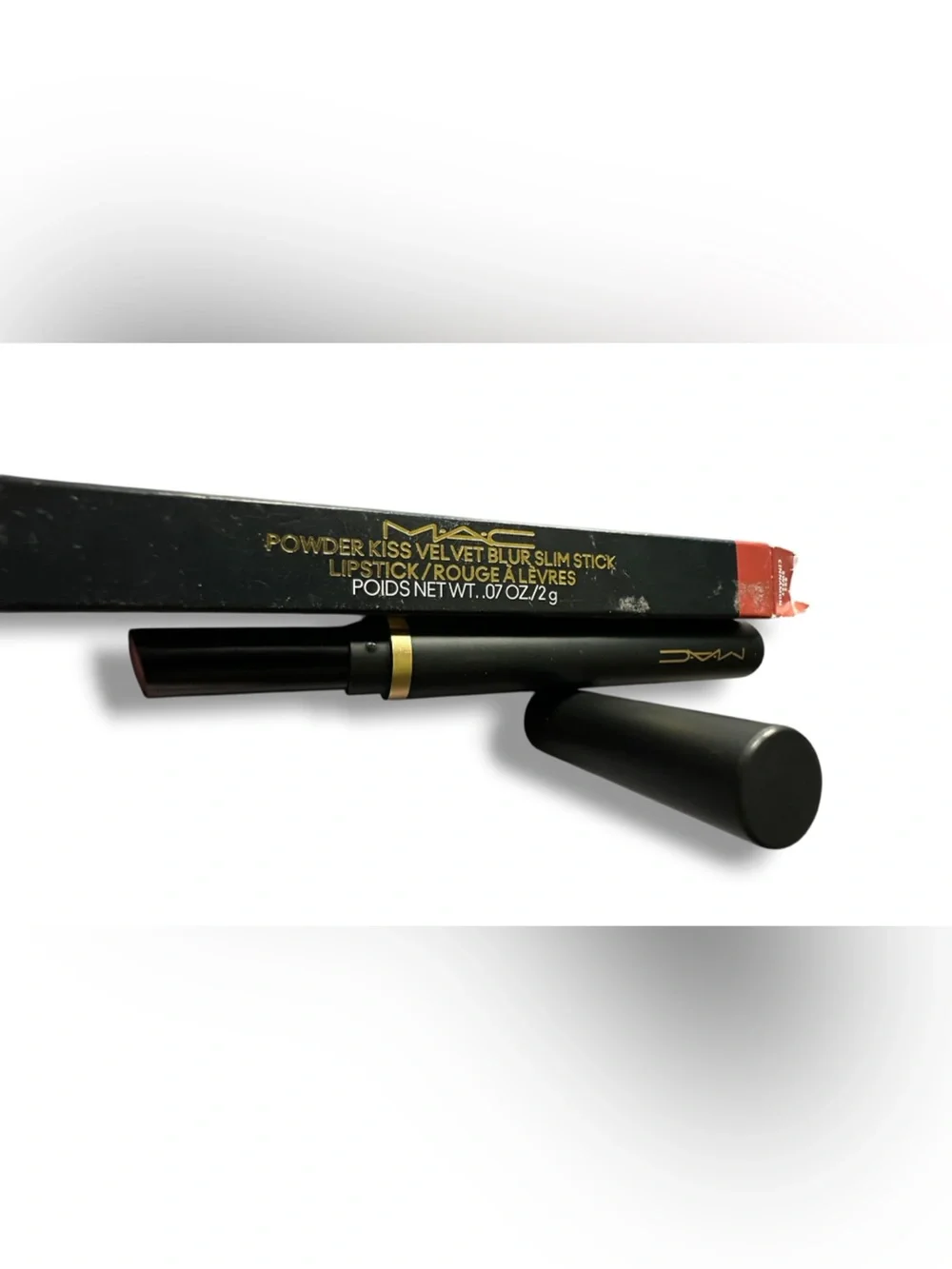 MAC Powder Kiss Velvet Blur Slim Stick Lipstick in 893 Sweet Cinnamon FALL NIB